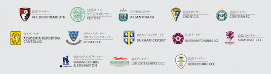 dafabet スポンサー契約一覧